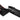 Front lip spoiler kit for Tesla Model 3—pair of matte black ABS corner sections, red edge