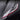 Front headlight trim film with a red border around the clear headlamp lens