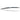 Black carbon fiber trunk trim strip with glossy finish and cutout mounting openings