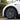 Matte gun gray wheel cover on a car wheel, multi-spoke design