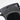 Trunk lid protector mat fitted on an open trunk lid, dark TPE with molded openings.