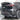 Rear bumper diffuser lip in gloss black carbon fiber for a Tesla SUV