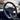 Carbon fiber sport steering wheel with black perforated grip and carbon fiber side inserts.