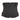 Black all-weather rear trunk mat, custom fit with raised channels and molded side walls