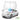 Windshield sunshade set with two panels and matching storage pouch, on vehicle