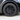 Matte black wheel cover close-up with multi-spoke rim and center cap