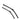 Pair of black windshield wiper blades with end clips, replacement set