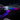 Car interior ambient LED kit with purple and multicolor light bars across dashboard
