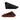 Dark carbon fiber mud flap overlay with orange accent trim, curved panel design.