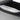 Black door side storage box insert with curved edge for car armrest storage