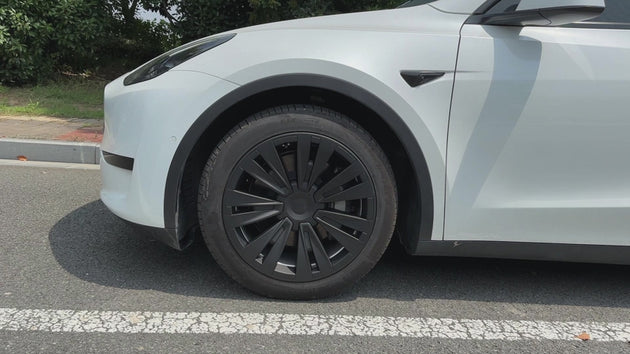 Yeslak Hubcaps Model X Style Turbine Wheel Covers For Tesla Model Y 19'' Gemini Wheels Cap