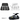 Tesla Model X roof and window sunshade set with dark panels and reflective cloth pieces