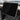 Silicone dashboard screen protector frame, dark gray/black border with black panel