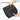Black seat base protector mat rolled up for storage, flexible smooth surface
