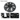 Matte black 19-inch wheel cover with spoke pattern and snap-on clip back view