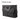 Black foldable trunk organizer with front handle and side strap closures