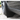 Black front mud flap, curved splash guard with mounting holes near tire