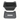 Rear center console organizer storage box set: open bin and base tray with accessory slot