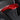 Red carbon-fiber gear stalk cover with PRND markings for Tesla Model 3/Y