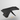 Foldable car tray table, black carbon-fiber texture, shown extended at 180 degrees