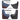 Front and rear mud flaps set, black and dark blue, with mounting holes and clips