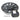 Gun grey wheel cover with foam protect pad and induction center panel