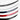 Rear trunk spoiler set in black, blue, red, and gray