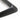 Carbon fiber fog light trim corner detail with dark weave pattern