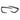 Carbon fiber fog light trim frame with curved edges and cutouts, dark weave